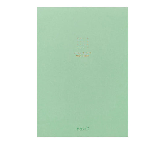 Midori Soft Color A5 Dotted Paper Pad - Green