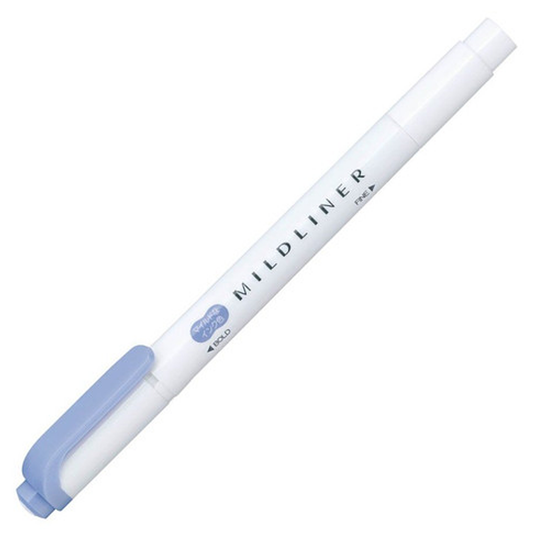 Zebra Mildliner Double Ended Highlighter - Mild Dark Blue