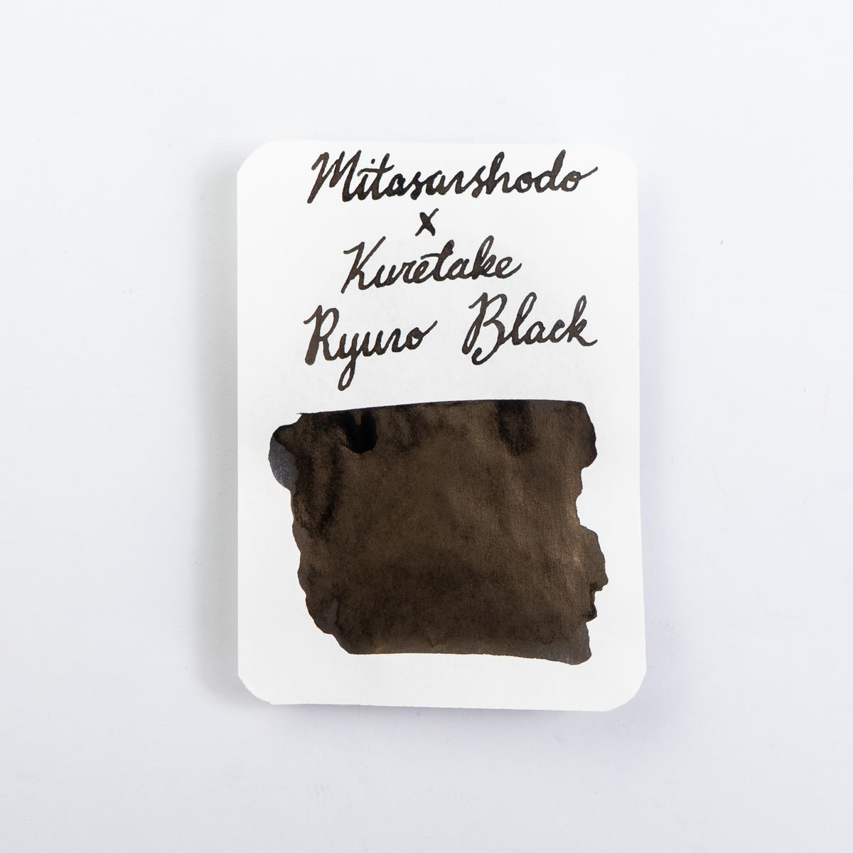 Mitasanshodo x KURETAKE Scented Sumi (55ml) Bottled Ink - Ryuno Black