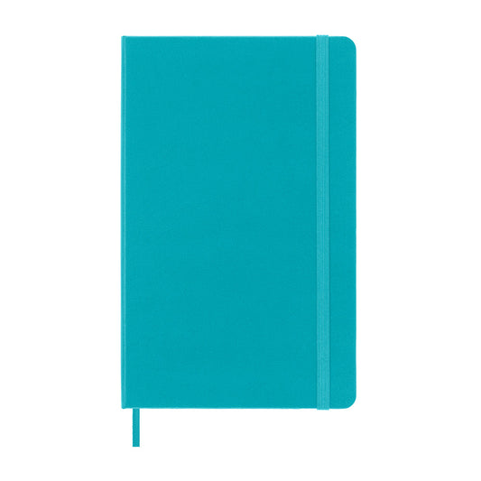 Moleskine Large Hardcover Classic Plain Notebook - Reef Blue