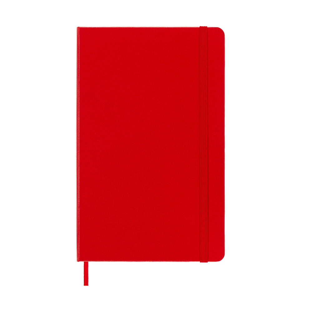 Moleskine Large Hardcover Classic Dotted Notebook - Scarlet Red