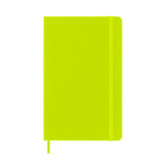Moleskine Large Hardcover Classic Ruled Notebook - Lemon Green