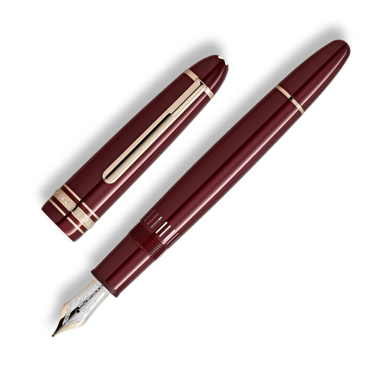 Montblanc 146 Meisterstück Red Hour Fountain Pen - Burgundy Red (LeGrand)