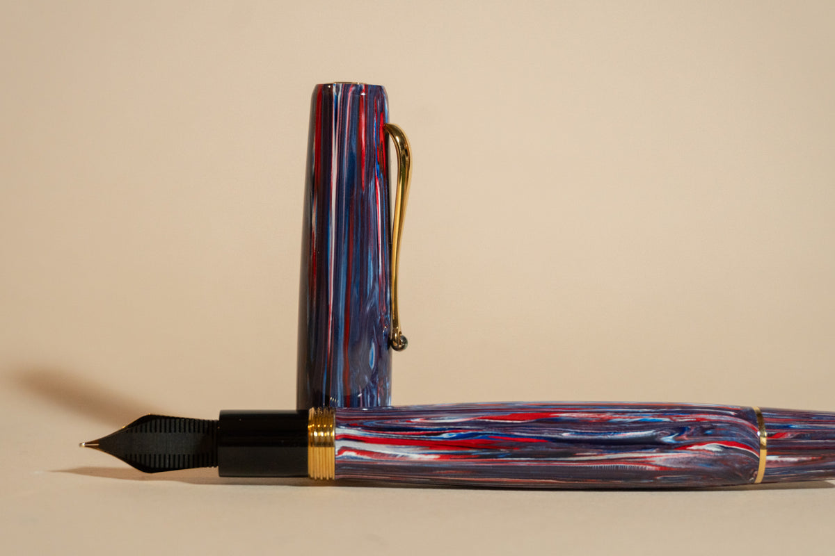 Pre-Owned Montegrappa Ammiraglio Freedom Fountain Pen - Medium