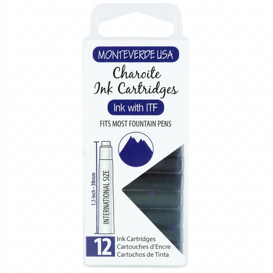 Monteverde Charoite Ink Cartridges (Set of 12)