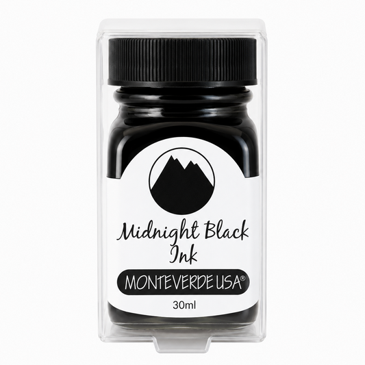 Monteverde Midnight Black (30ml) Bottled Ink