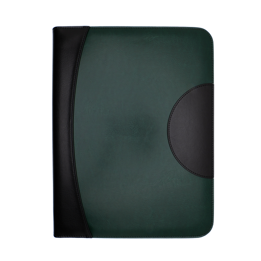 Monteverde Deluxe Collection Vegan Leather 36 Slot Zippered Pen Case - Green Black