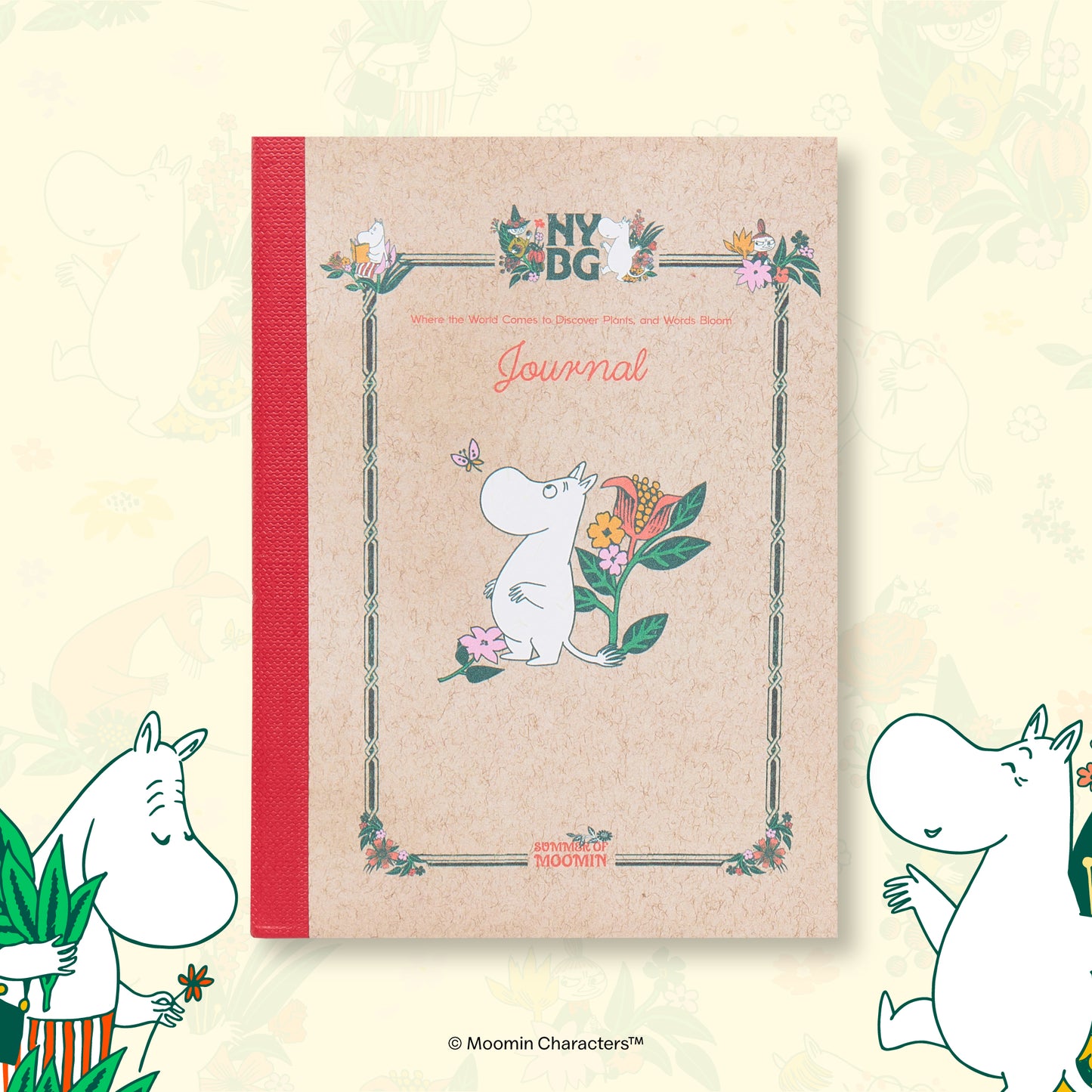 Esterbrook x Moomin x New York Botanical Gardens A5 Lined Notebook Set - Large (Set of 3)