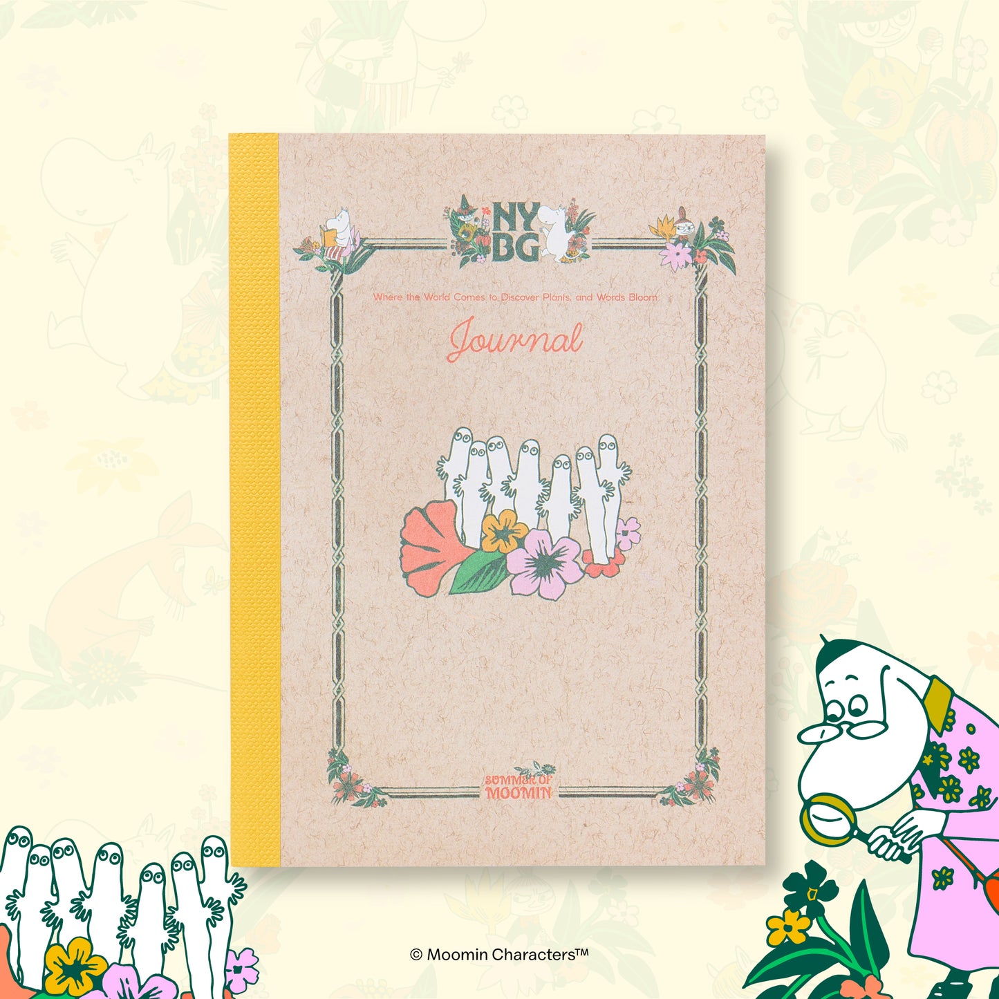 Esterbrook x Moomin x New York Botanical Gardens A5 Lined Notebook Set - Large (Set of 3)
