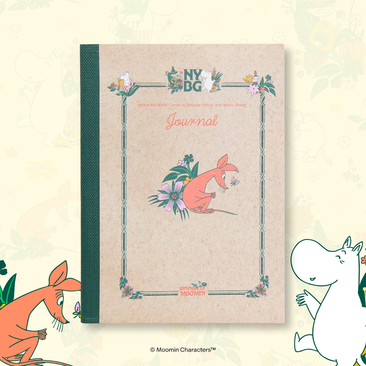 Esterbrook x Moomin x New York Botanical Gardens A5 Lined Notebook Set - Large (Set of 3)