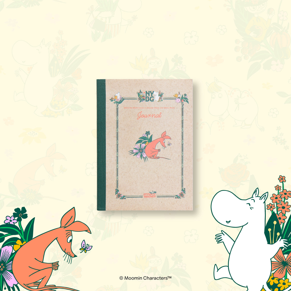 Esterbrook x Moomin x New York Botanical Gardens Passport-Size Lined Notebook Set - Small (Set of 3)