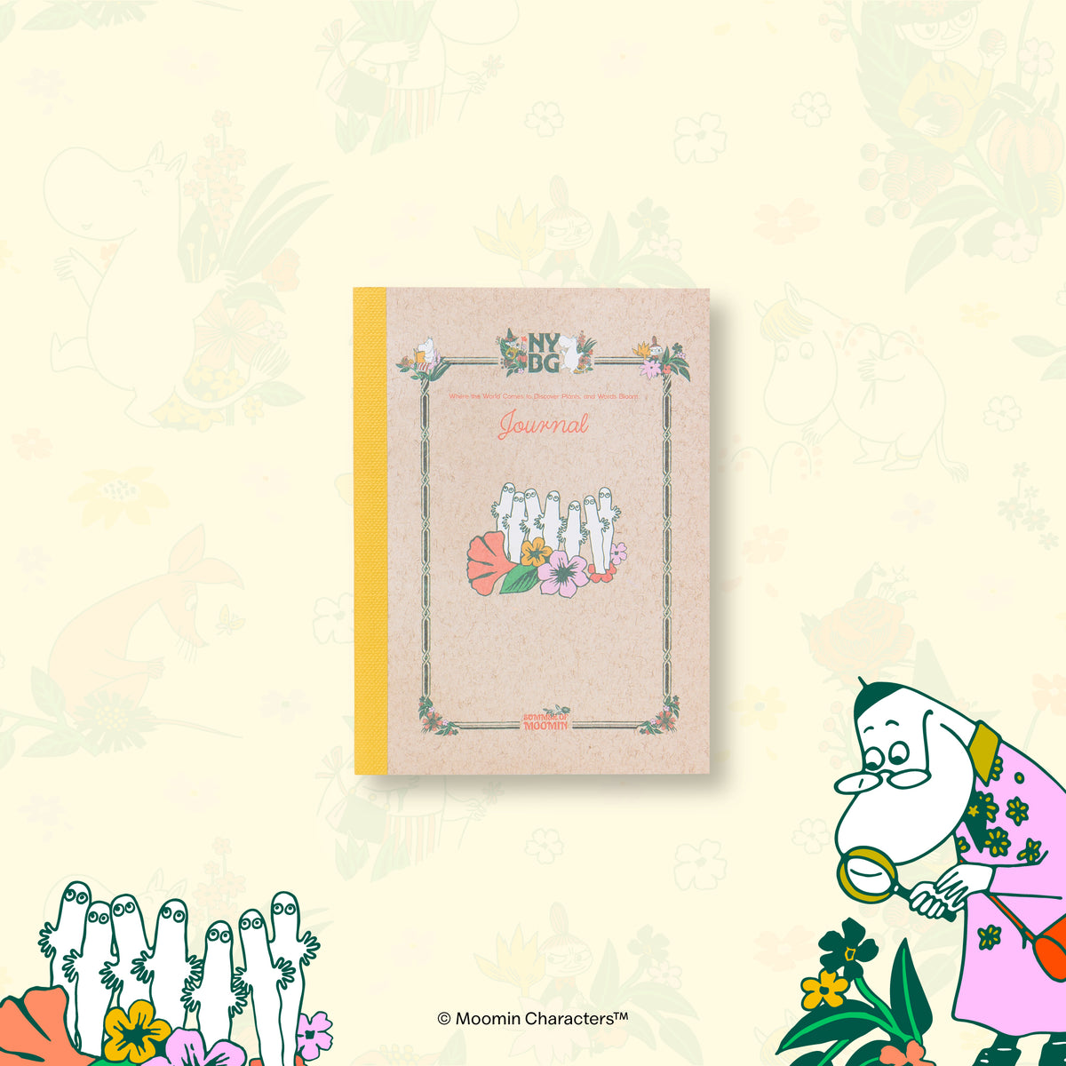 Esterbrook x Moomin x New York Botanical Gardens Passport-Size Lined Notebook Set - Small (Set of 3)