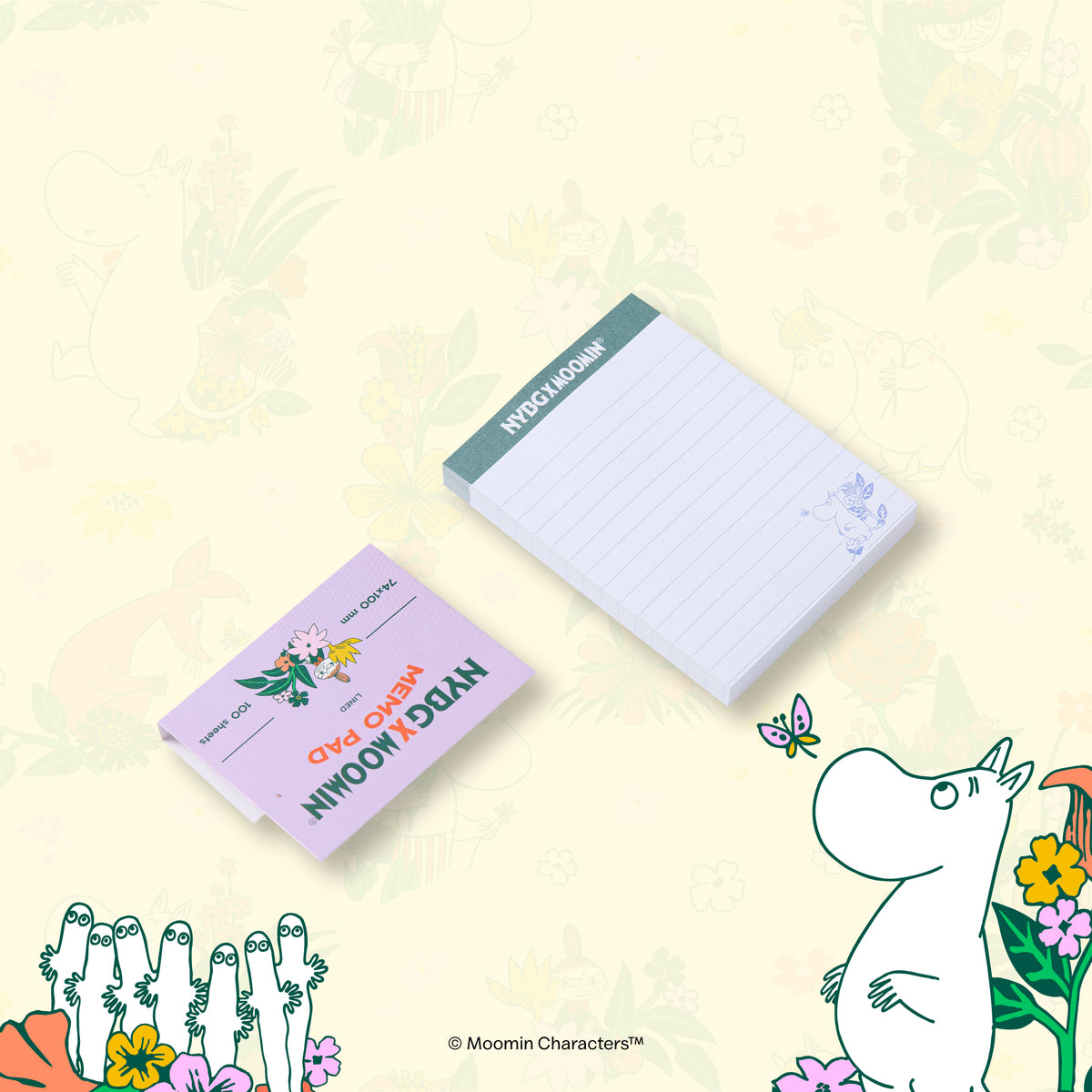 Esterbrook x Moomin x New York Botanical Gardens Memo Pad