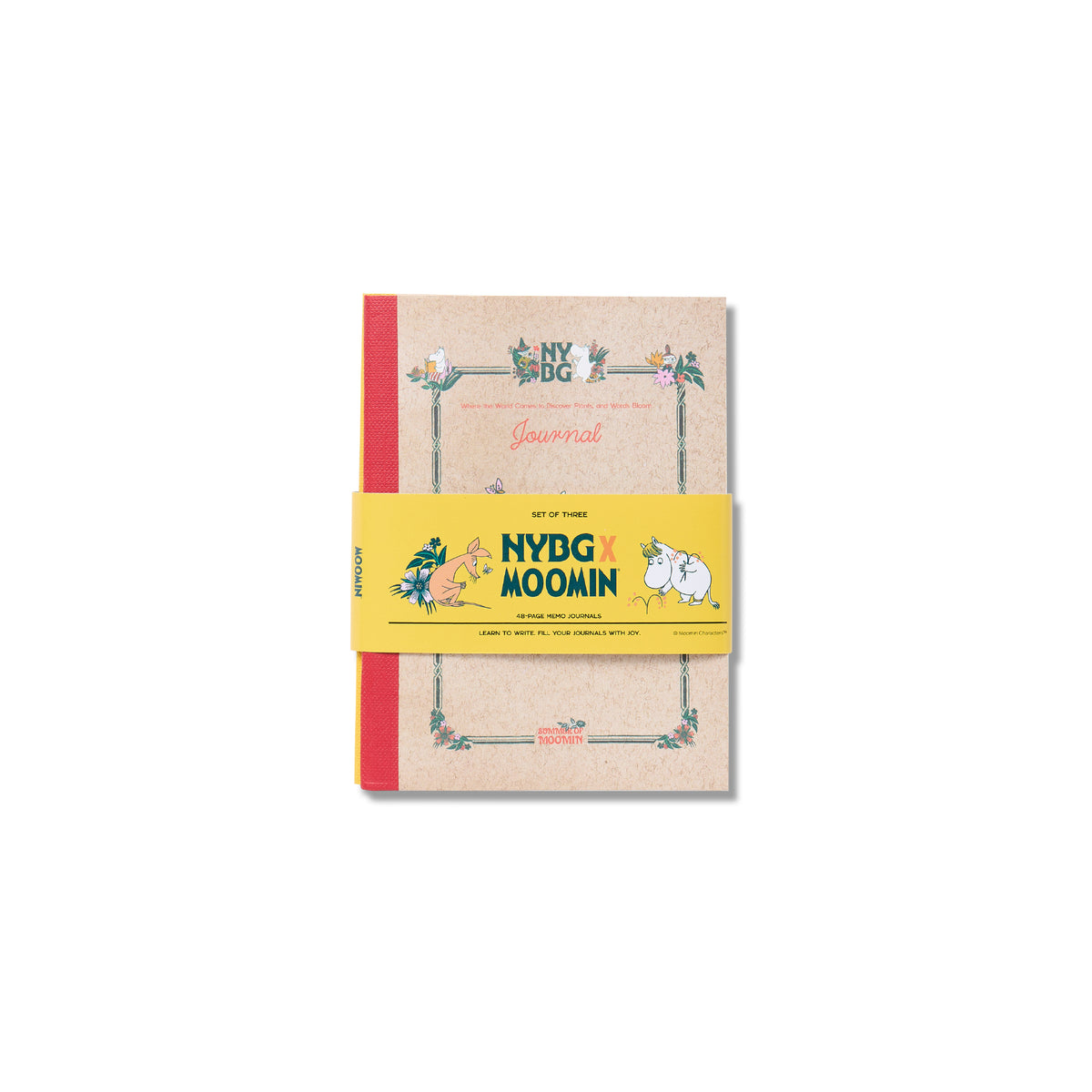 Esterbrook x Moomin x New York Botanical Gardens Passport-Size Lined Notebook Set - Small (Set of 3)