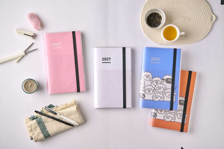 Kokuyo Jibun 2027 mini First Techo - White (B6 Slim)