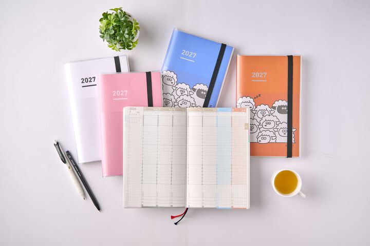 Kokuyo Jibun 2027 mini First Techo - White (B6 Slim)