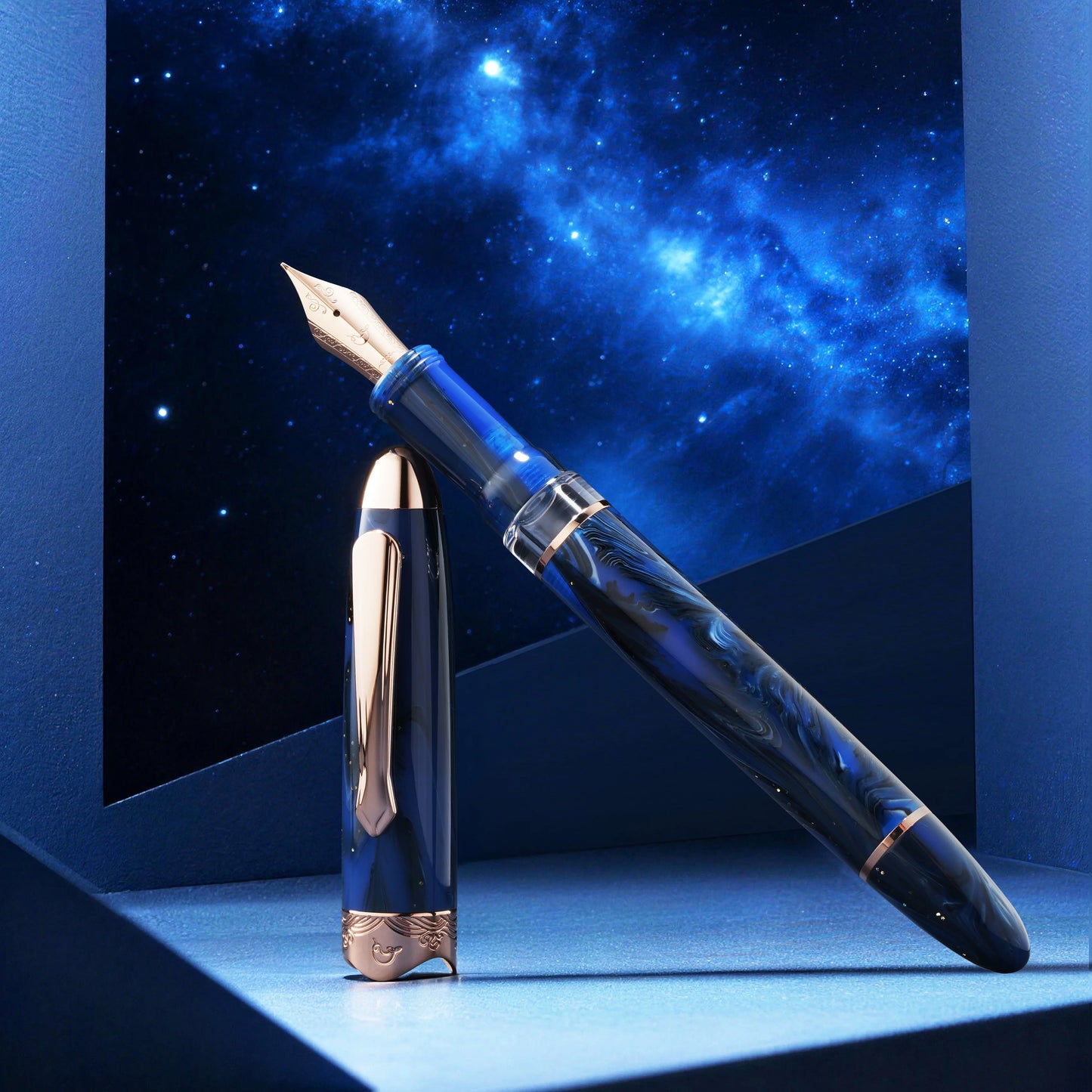 Nahvalur Horizon Fountain Pen - Nebula