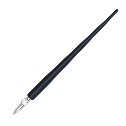 Tom's Studio Tapered Flourish Calligraphy Pen with ODN - Black with Brass