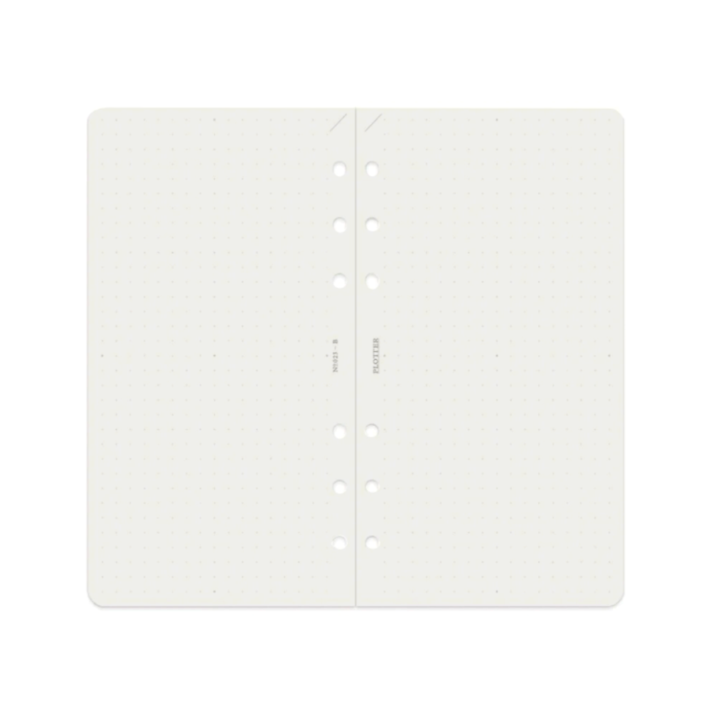 PLOTTER Refill Memo Pad 5mm Dot Grid (80 Sheets) - Bible Size