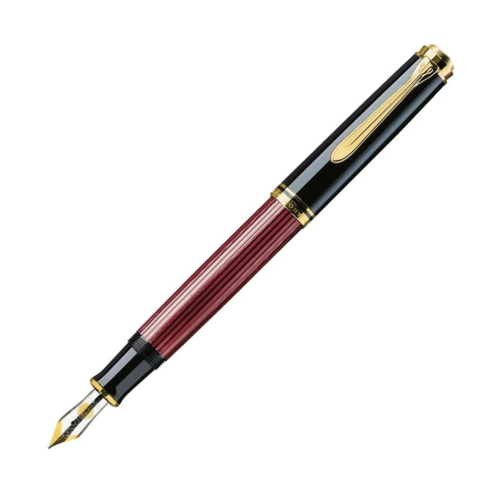 Pelikan Souverän M600 Series Fountain Pen - Black/Red