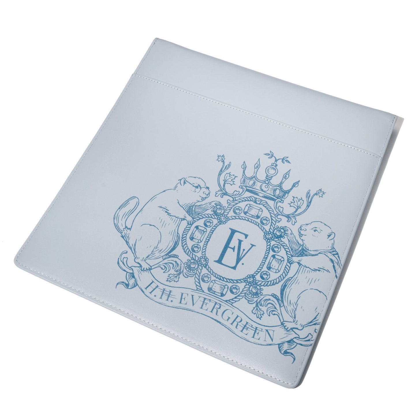 Ferris Wheel Press Leather Stationery Collection The Pendant Folio A5 - Light Blue