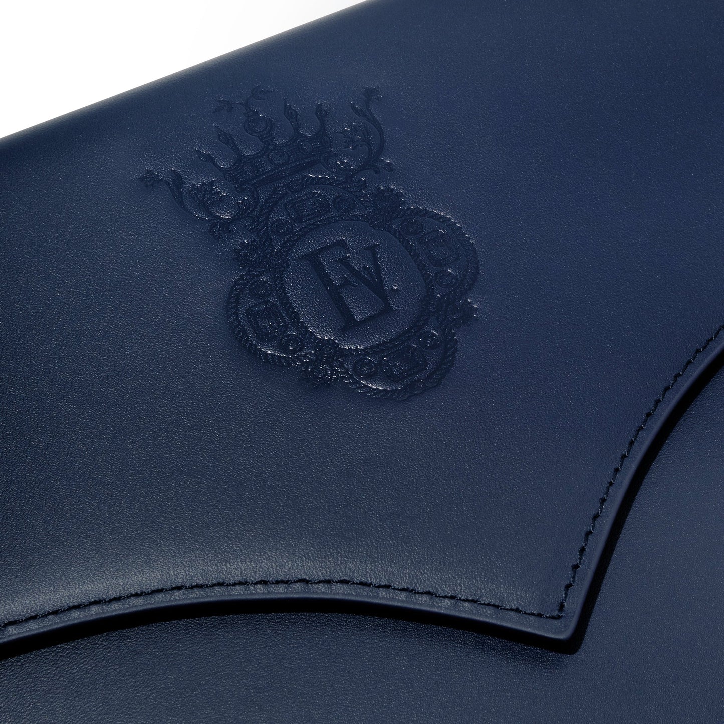 Ferris Wheel Press Leather Stationery Collection The Pendant Folio A5 - Navy