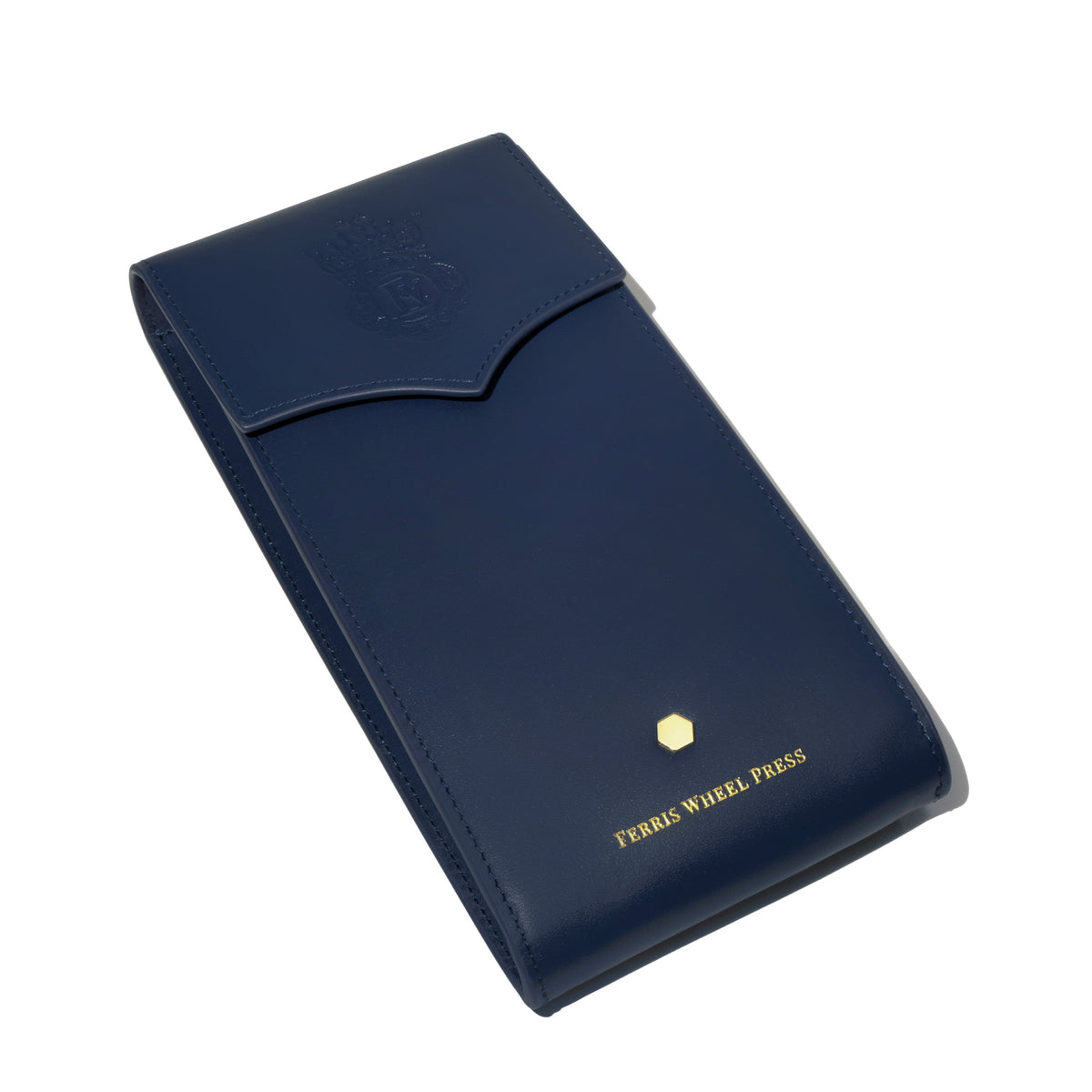 Ferris Wheel Press Leather Stationery Collection The Pendant Purse - Navy