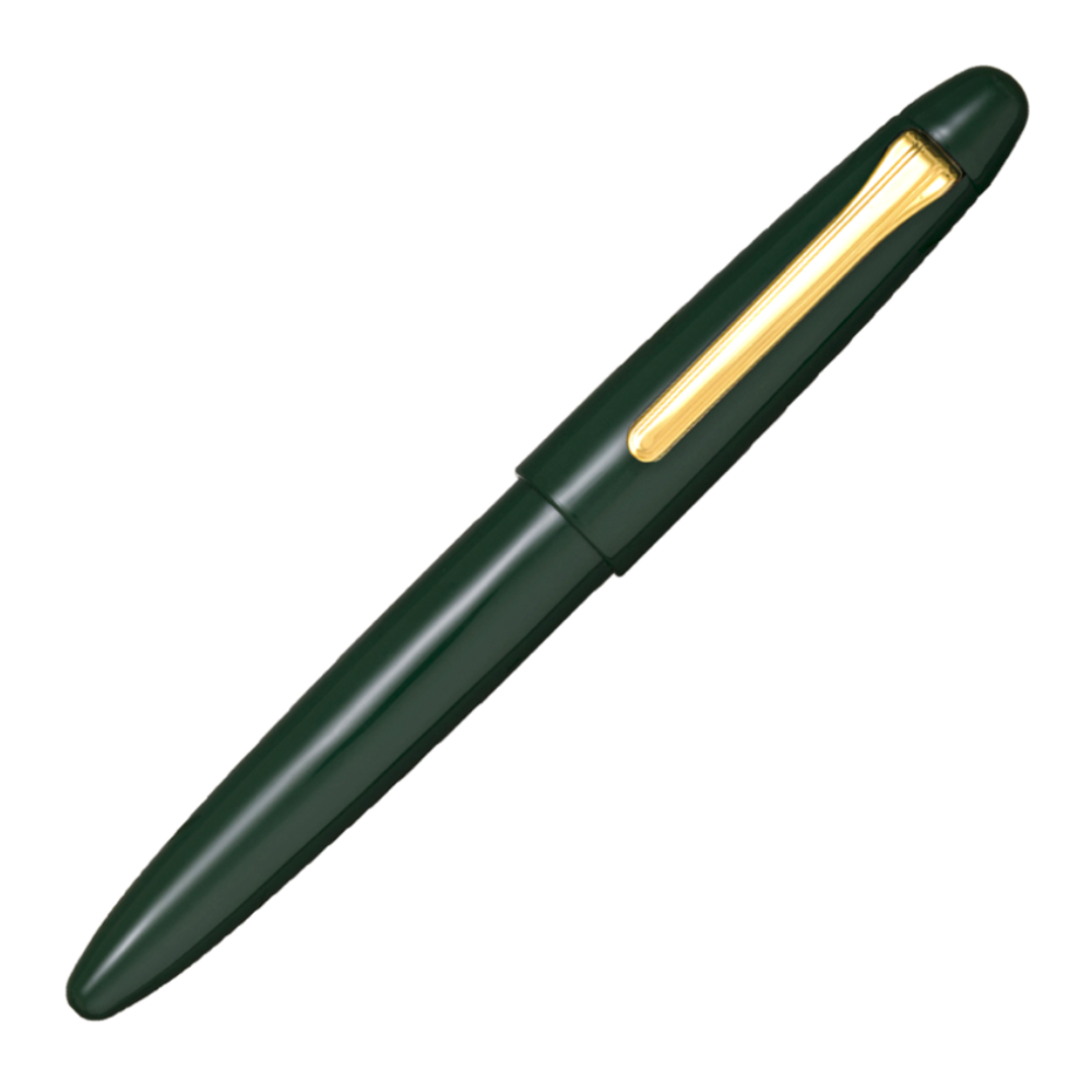 Sailor King of Pen Color Urushi Ebonite Fountain Pen - Pine Green (Bespoke)