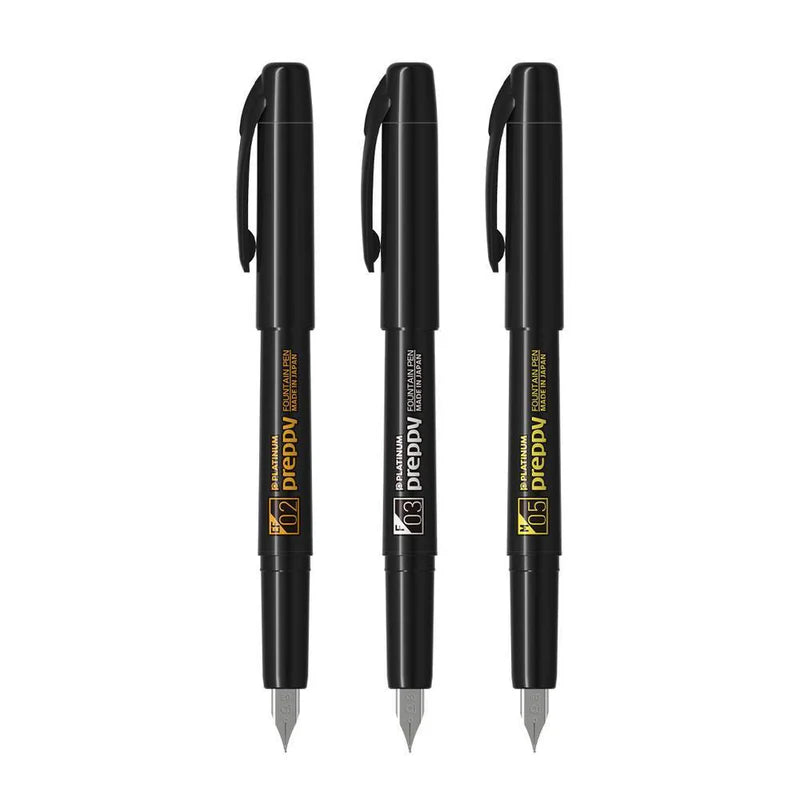 Platinum Preppy Fountain Pen - #7 Black Edition (Special Edition)