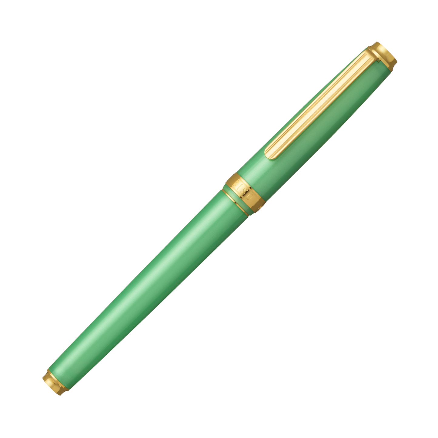 Platinum Biso Fountain Pen - Sparkle Mint Green (Limited Edition)