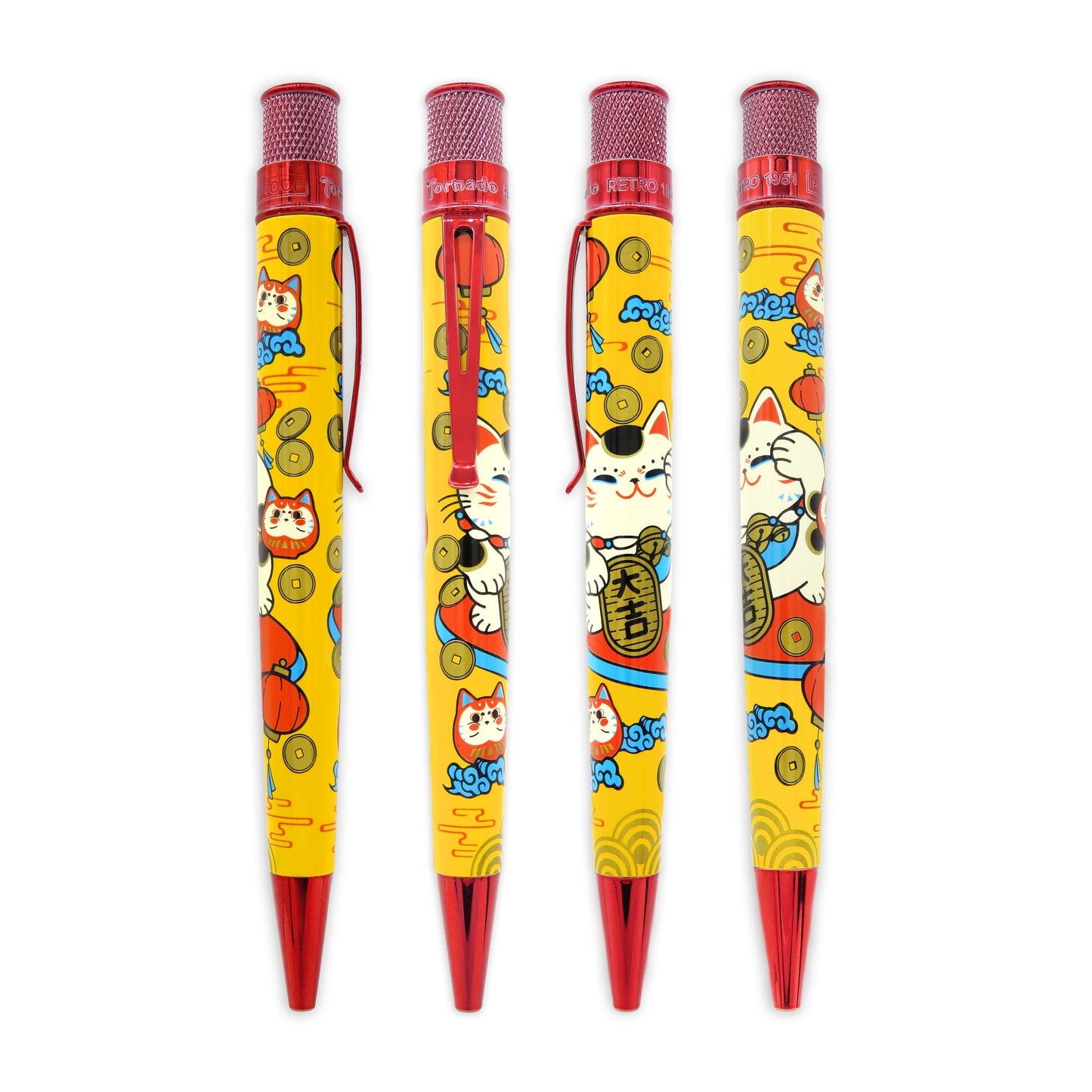 Retro 51 Collection Tornado Popper Rollerball - Lucky Cat  #596 Open Tube