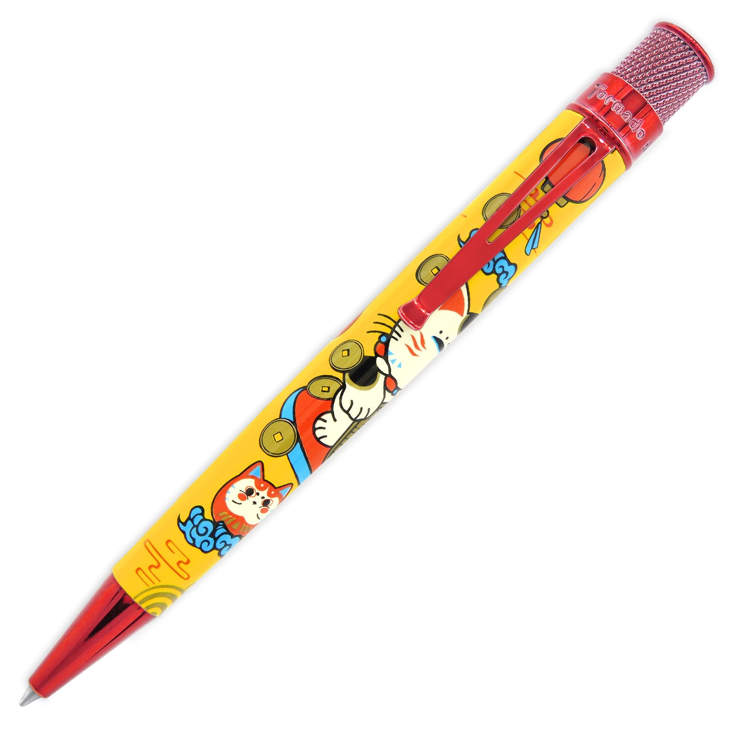 Retro 51 Collection Tornado Popper Rollerball - Lucky Cat  #596 Open Tube