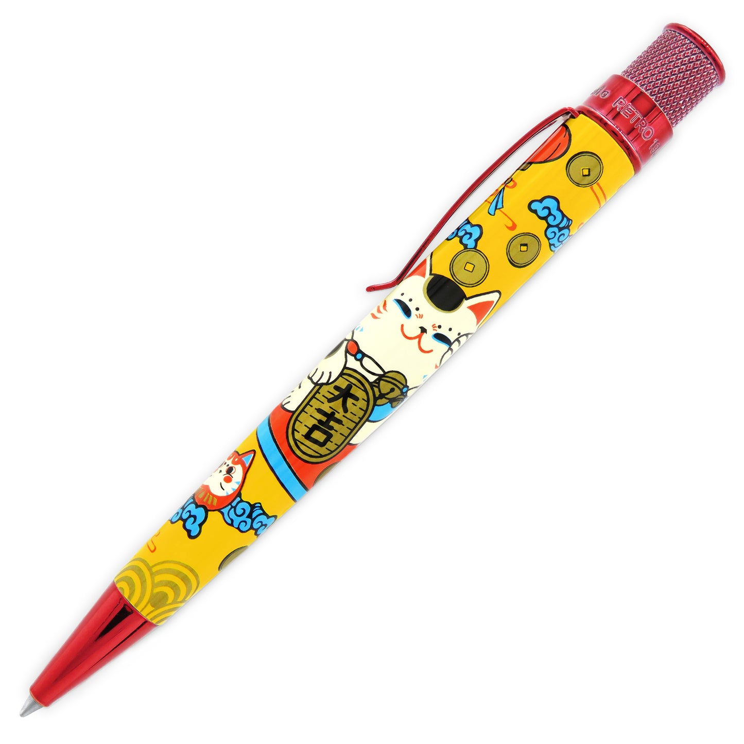 Retro 51 Collection Tornado Popper Rollerball - Lucky Cat  #596 Open Tube