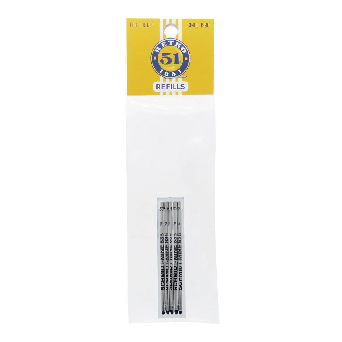 Retro 51 Elite Tornado™ Mini D1 Ballpoint Refill  - Black (5ea)