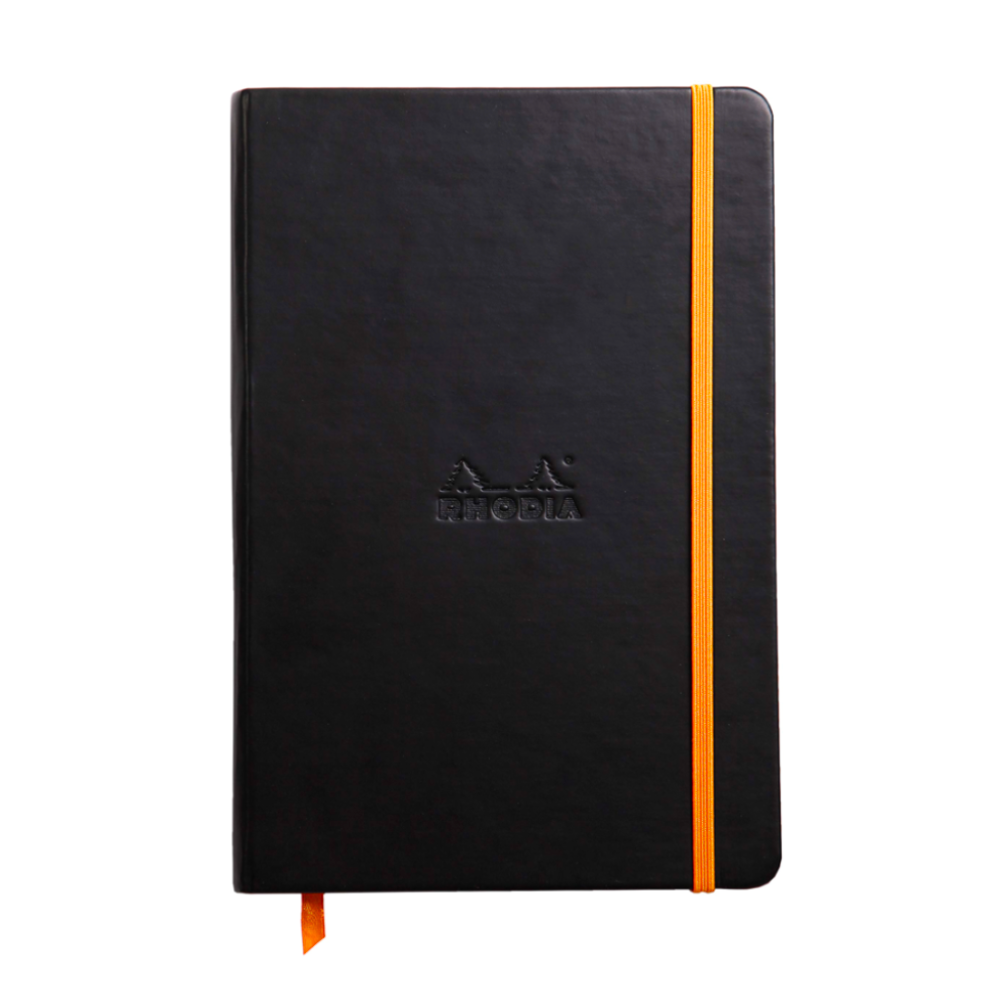 Rhodia Rhodiarama Webnotebook A5 Lined Hardcover - Black
