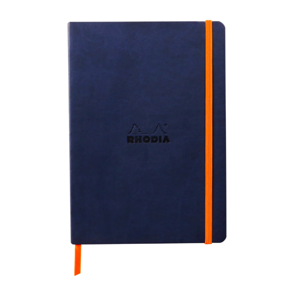 Rhodia Rhodiarama Webnotebook Softcover A5 Dot Grid - Midnight