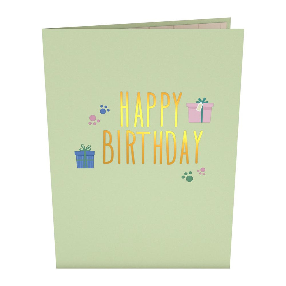 Lovepop Pop-Up Card - Birthday Cats and Dogs
