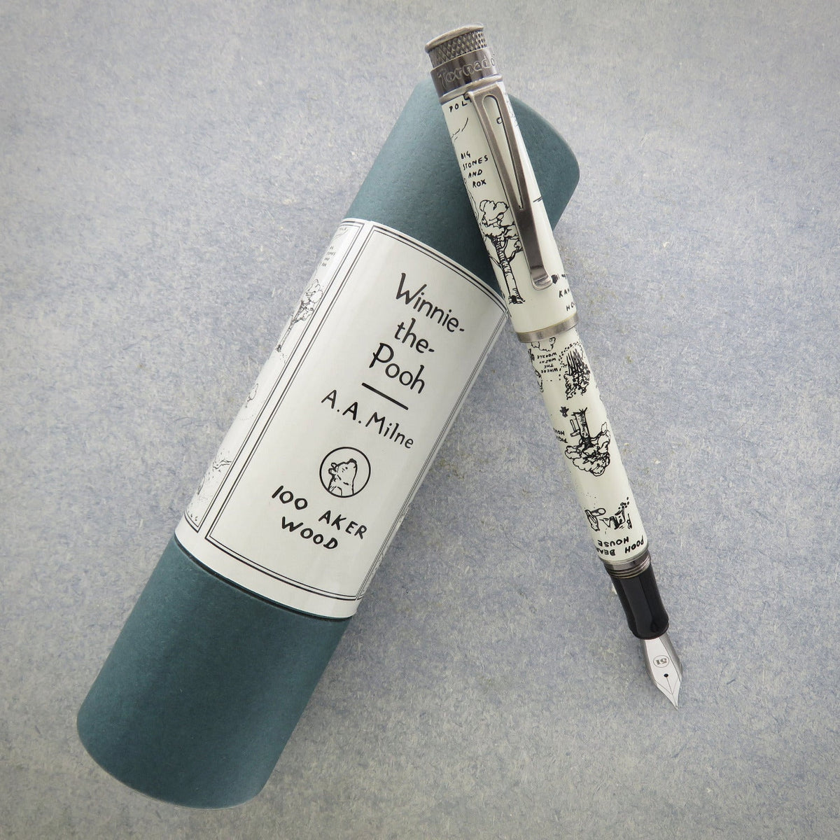 Retro 51 Collection Tornado Fountain Pen - A.A. Milne Winnie-the-Pooh 100 Aker Wood (A/P)