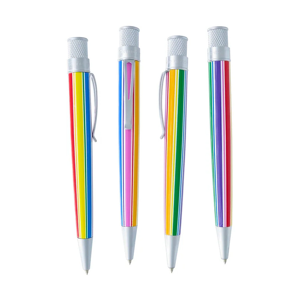 Retro 51 Collection Tornado Rollerball - Sweet Stripes - Freckles Exclusive