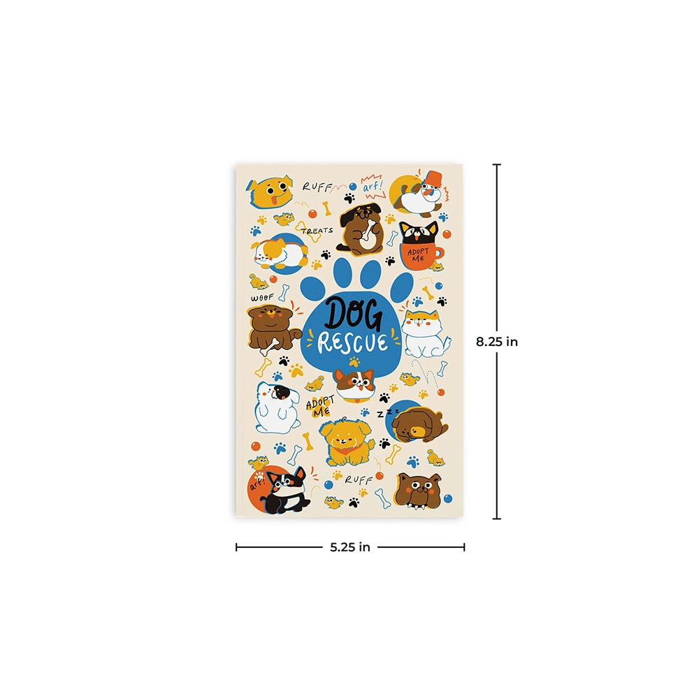 Retro 51 Classic Notebook - Dog Rescue (Dotted)