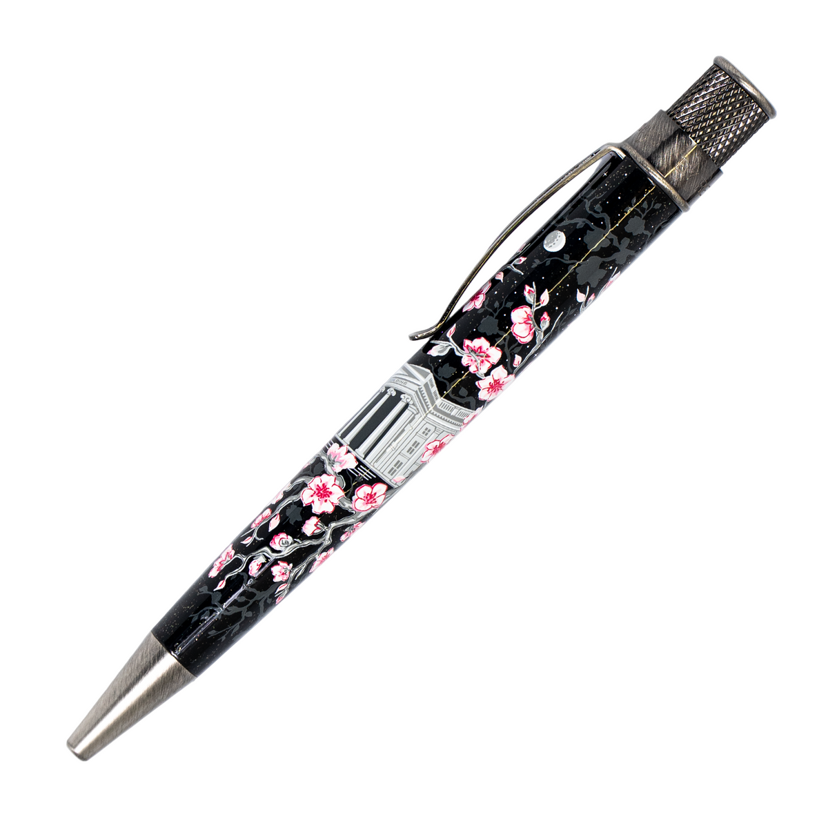 Retro 51 Collection Tornado Rollerball - Cherry Blossom 2018 (Fahrney's Exclusive) - Open Tube
