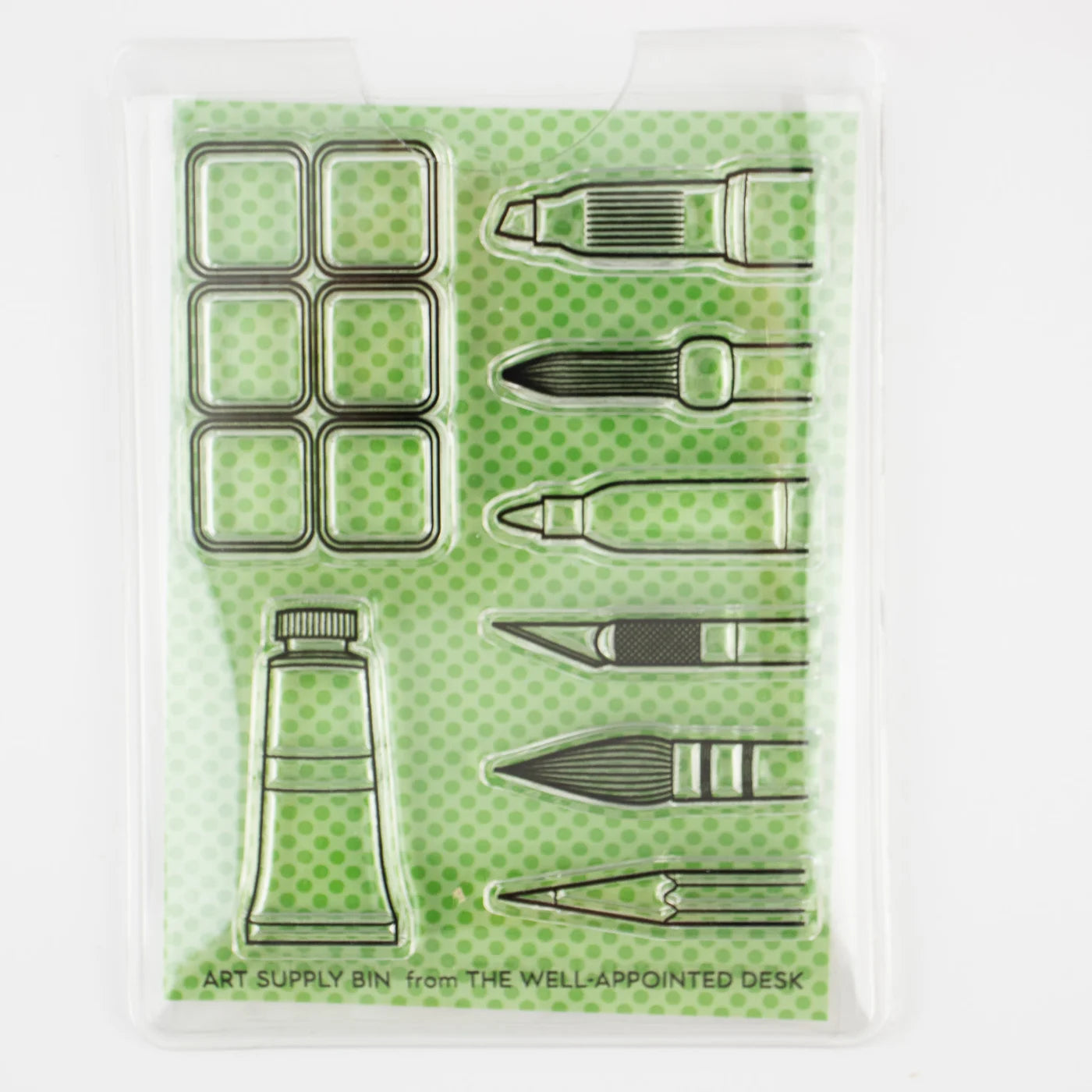 Well Appointed Desk Clear Stamp Set - Art Supply Bin (8 Designs)