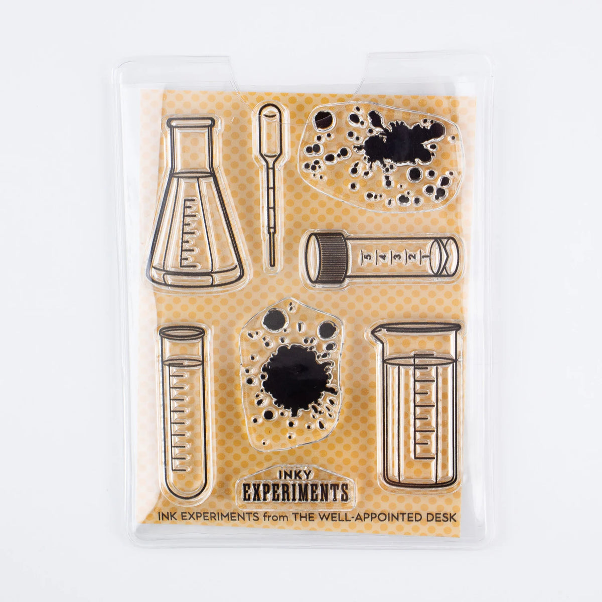 Well Appointed Desk Clear Stamp Set - Inky Experiments (8 Designs)