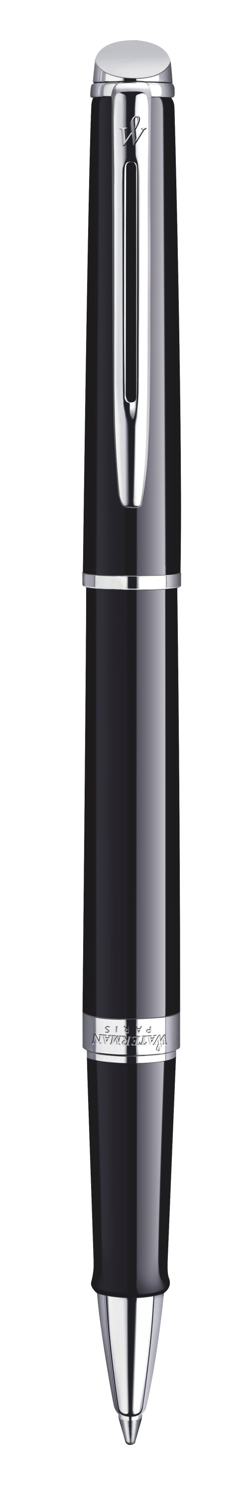 Waterman Hemisphere Rollerball - Black with Chrome Trim