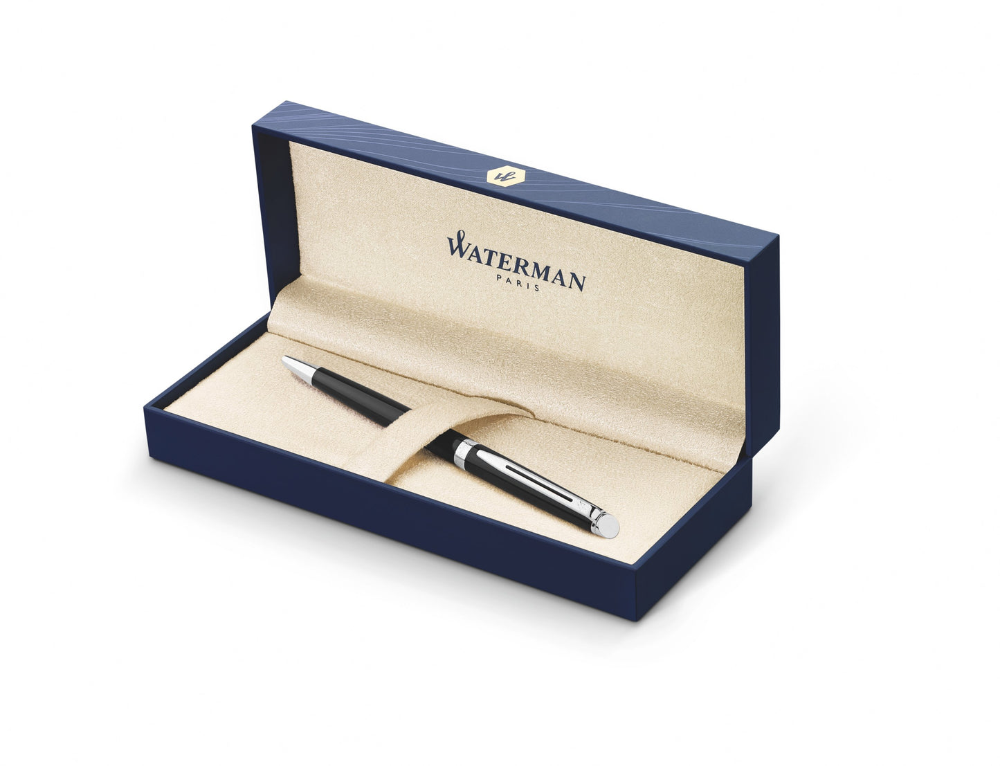 Waterman Hemisphere Ballpoint - Black with Chrome Trim