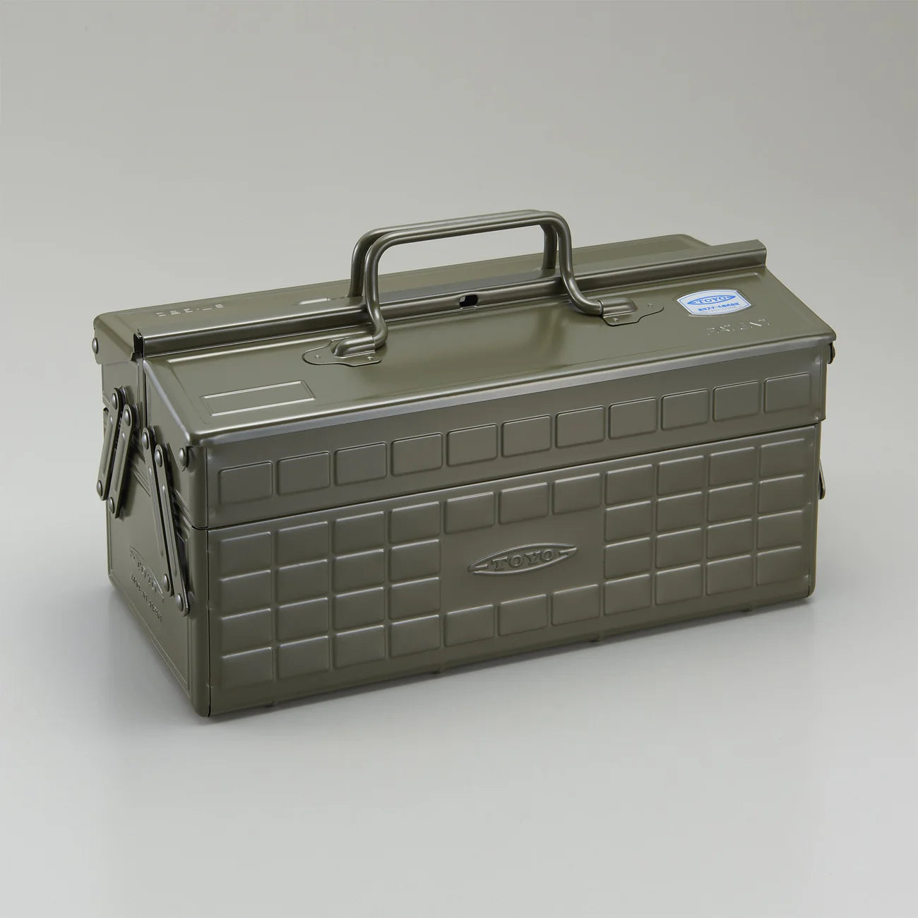 TOYO Steel Cantilever Toolbox ST-350 - Military Green