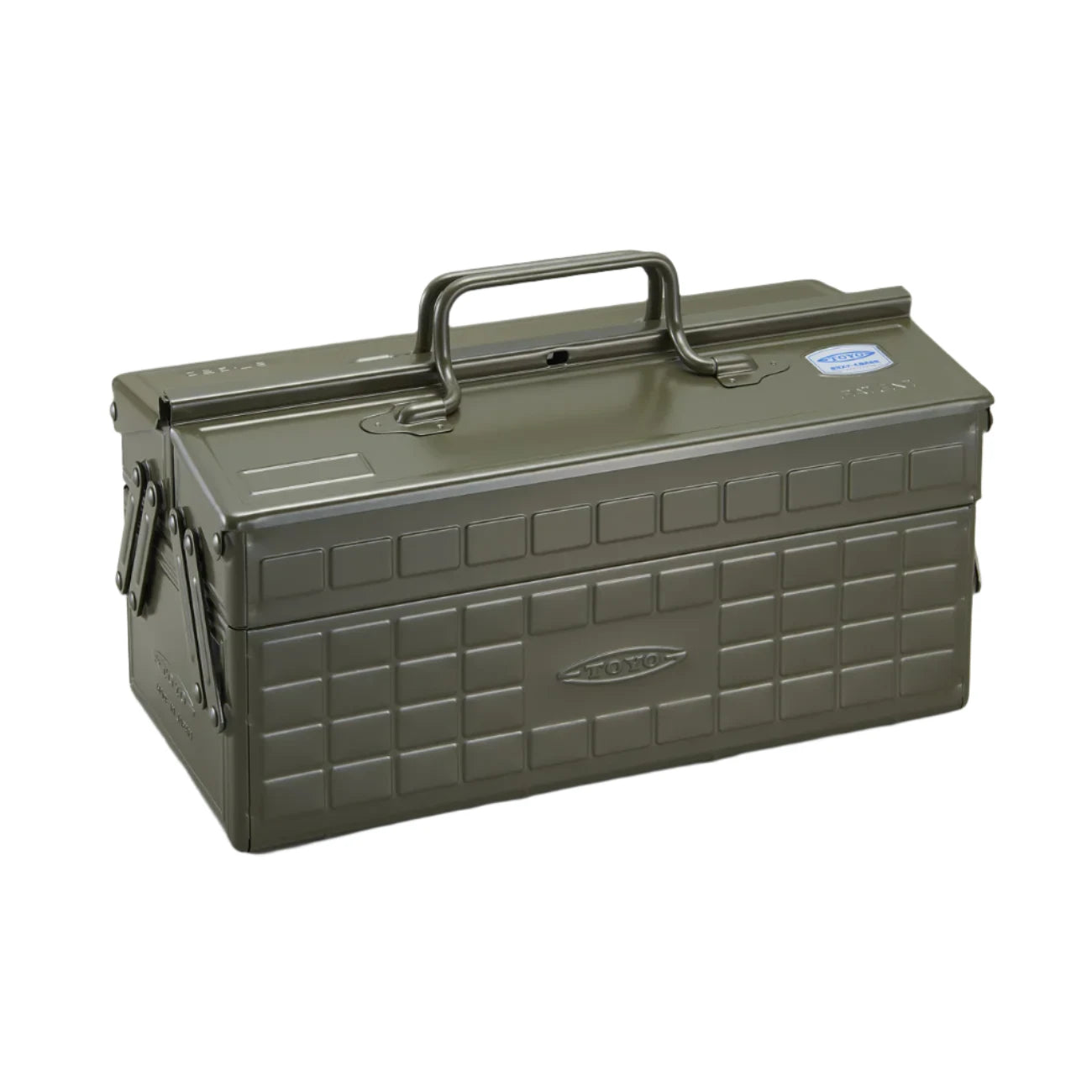 TOYO Steel Cantilever Toolbox ST-350 - Military Green
