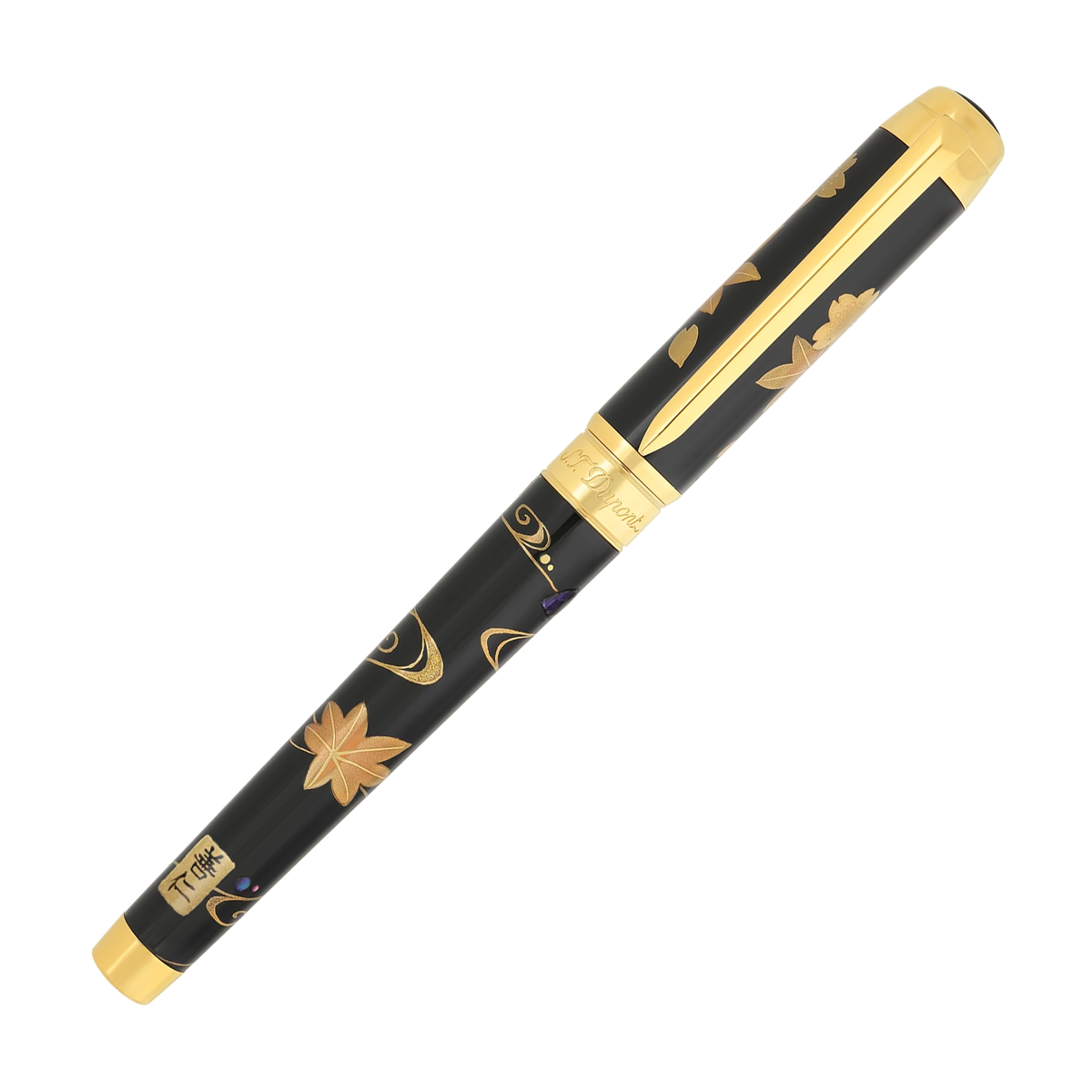 S.T. Dupont Line D Eternity XL Maki-e Fountain Pen - Ryusui Shunju