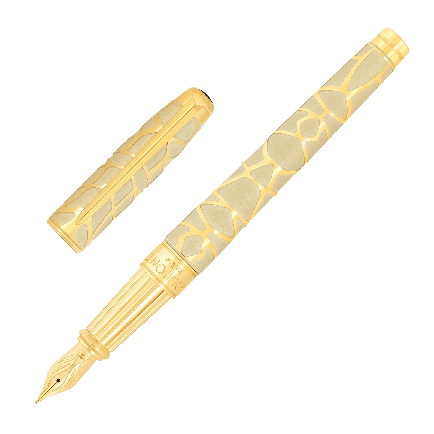 S.T. Dupont Line D Eternity Large Fountain Pen - Orlinski in Gold
