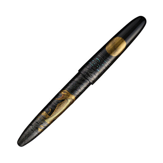 Sailor King of Pens Maki-e Fountain Pen - 'Cobra in the Moonlight' Cobra to Gekkou (Limited Edition)